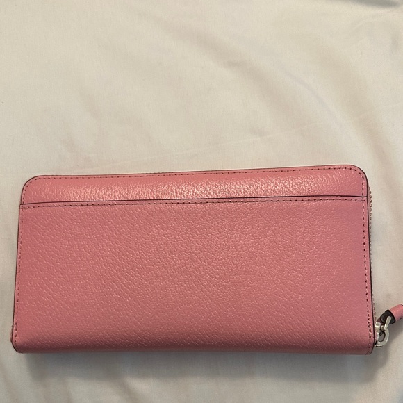 Kate Spade Vibrant Pink Zip-Around Wallet - Picture 3 of 4